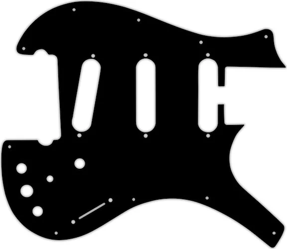 WD Custom Pickguard For Parker 3 Single Coil Nitefly V1 #01 Black