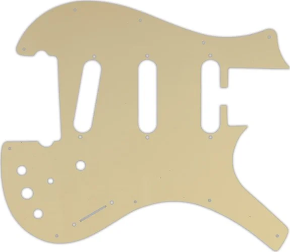 WD Custom Pickguard For Parker 3 Single Coil Nitefly V1 #06T Cream Thin