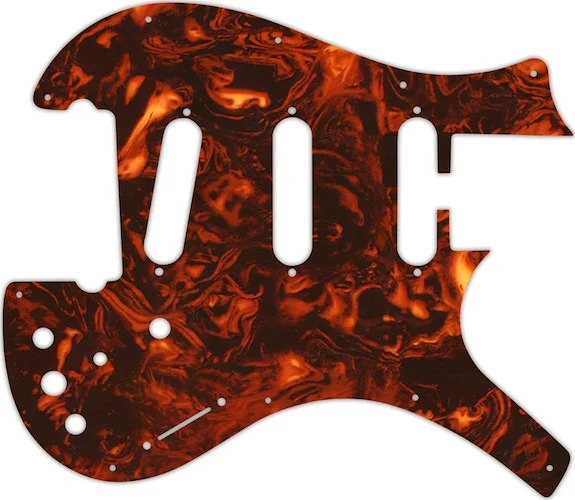 WD Custom Pickguard For Parker 3 Single Coil Nitefly V1 #05F Faux Tortiose