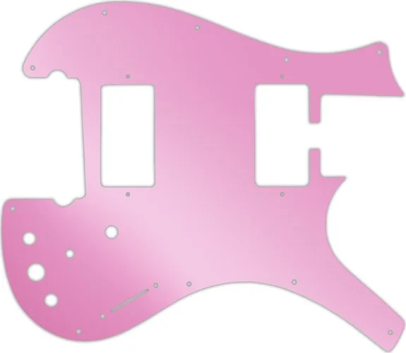 WD Custom Pickguard For Parker Dual Humbucker Nitefly M #10P Pink Mirror