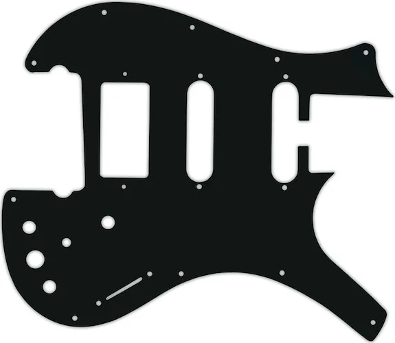 WD Custom Pickguard For Parker Dual Single Coil, Single Humbucker Nitefly SA #01A Black Acrylic