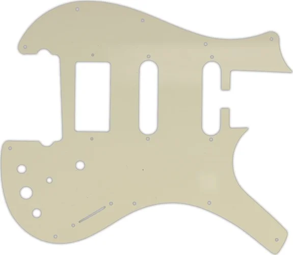 WD Custom Pickguard For Parker Dual Single Coil, Single Humbucker Nitefly SA #55T Parchment Thin