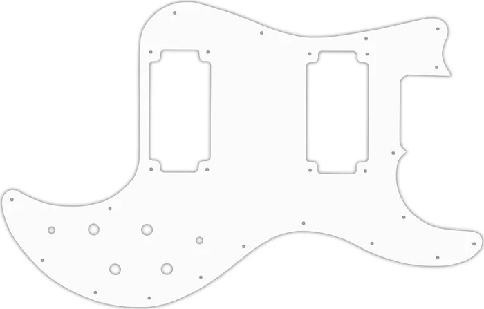 WD Custom Pickguard For Peavey T-40 #02 White