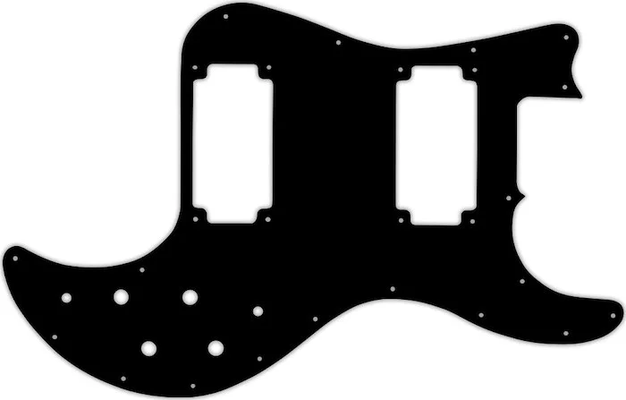 WD Custom Pickguard For Peavey T-40 #03P Black/Parchment/Black