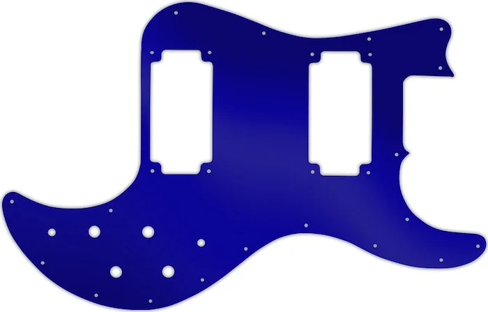 WD Custom Pickguard For Peavey T-40 #10DBU Dark Blue Mirror