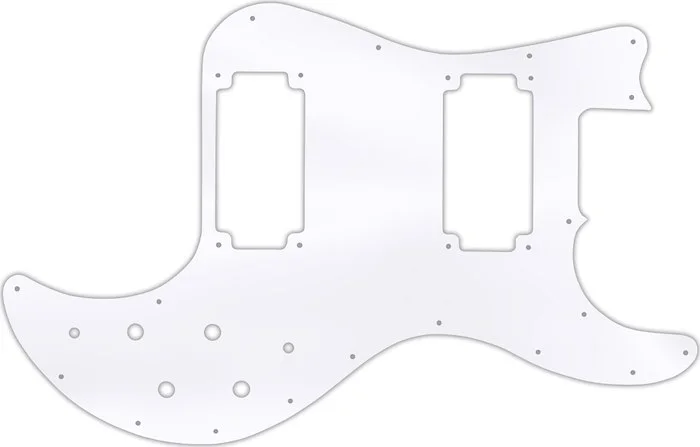 WD Custom Pickguard For Peavey T-40 #45 Clear Acrylic