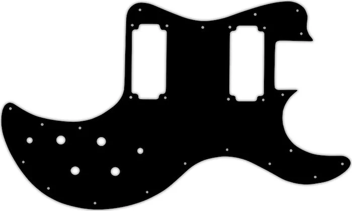 WD Custom Pickguard For Peavey T-60 #39 Black/Black/Cream/Black