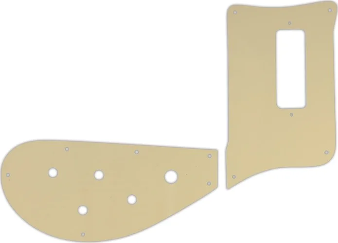 WD Custom Pickguard For Rickenbacker 4003 Bass #06B Cream/Black/Cream