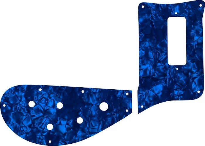 WD Custom Pickguard For Rickenbacker 4003 Bass #28DBP Dark Blue Pearl/Black/White/Black