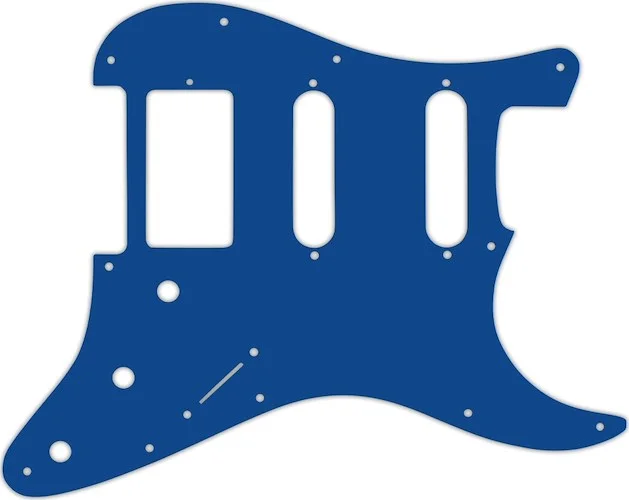 WD Custom Pickguard For Single Humbucker, Dual Single Coil Fender Stratocaster #08 Blue/White/Blue