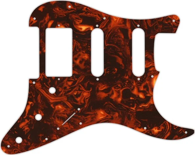WD Custom Pickguard For Single Humbucker, Dual Single Coil Fender Stratocaster #05F Faux Tortiose