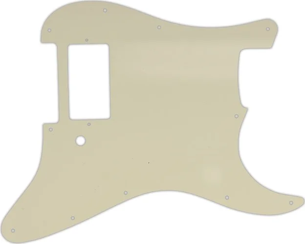 WD Custom Pickguard For Single Humbucker Fender Stratocaster #55 Parchment 3 Ply