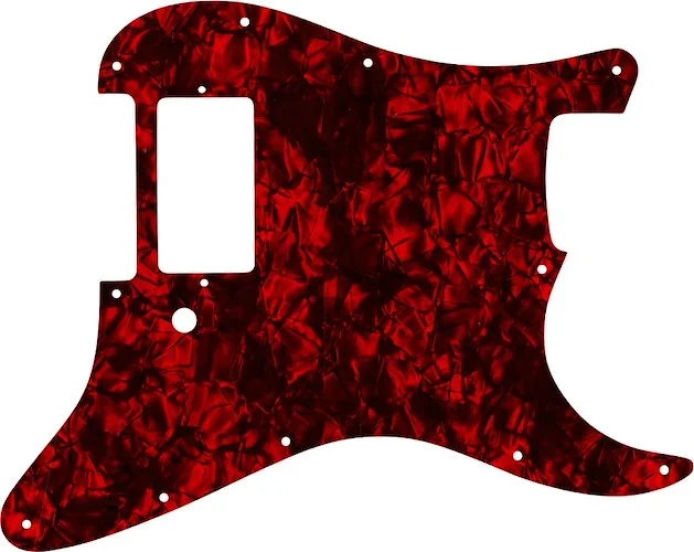 WD Custom Pickguard For Single Humbucker Fender Stratocaster #28DRP Dark Red Pearl/Black/White/Black