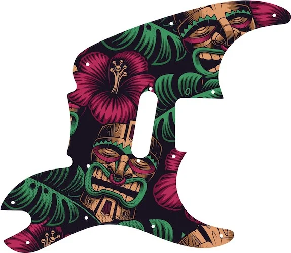 WD Custom Pickguard For Squier By Fender 2004-2006 '51 #GAL01 Aloha Tiki Graphic