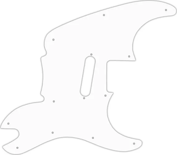 WD Custom Pickguard For Squier By Fender 2004-2006 '51 #04R White/Red/White