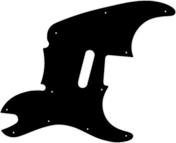 WD Custom Pickguard For Squier By Fender 2013-Present '51 #03G Black/Green/Black