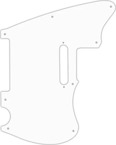 WD Custom Pickguard For Squier By Fender 2020 Paranormal Offset Telecaster #02 White