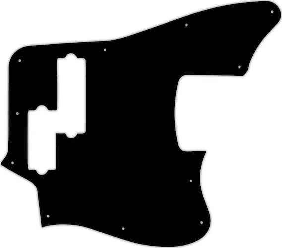 WD Custom Pickguard For Squier By Fender 5 String Vintage Modified Jaguar Bass V Special #01 Black