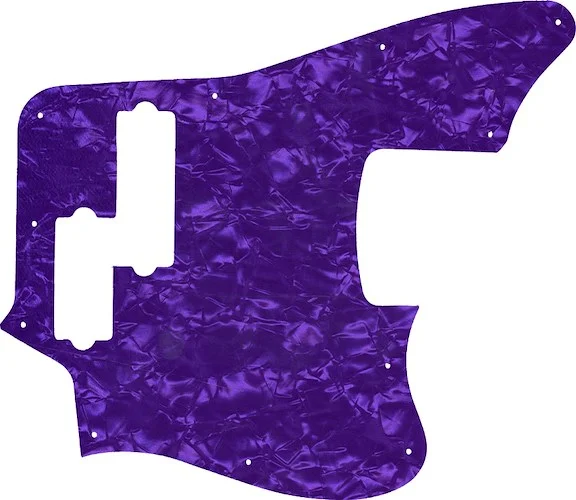 WD Custom Pickguard For Squier By Fender 5 String Vintage Modified Jaguar Bass V Special #28PRL Light Purple Pearl