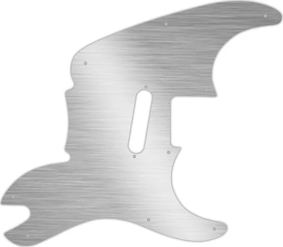 WD Custom Pickguard For Squier By Fender 2004-2006 '51 #13 Simulated Brushed Silver/Black PVC