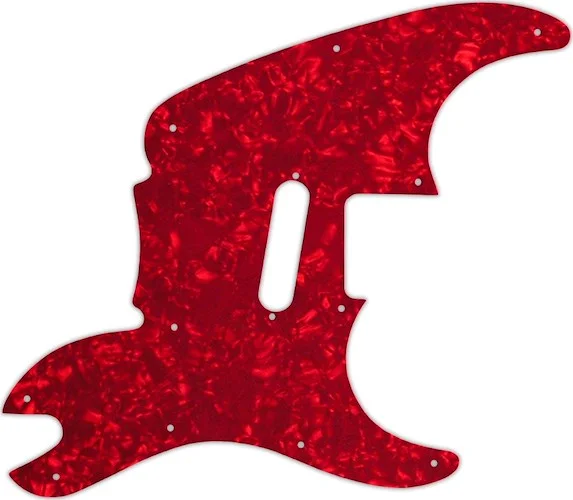 WD Custom Pickguard For Squier By Fender 2004-2006 '51 #28R Red Pearl/White/Black/White