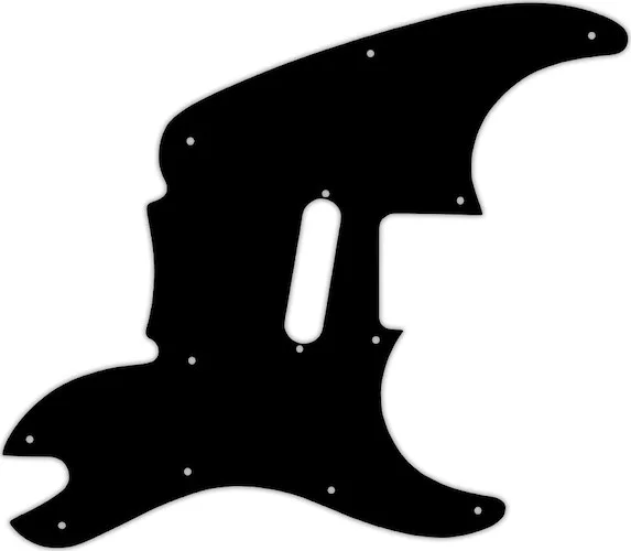 WD Custom Pickguard For Squier By Fender 2004-2006 '51 #29T Matte Black Thin