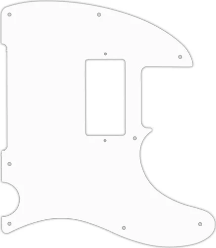 WD Custom Pickguard For Squier By Fender John 5 Signature Telecaster #02M White Matte