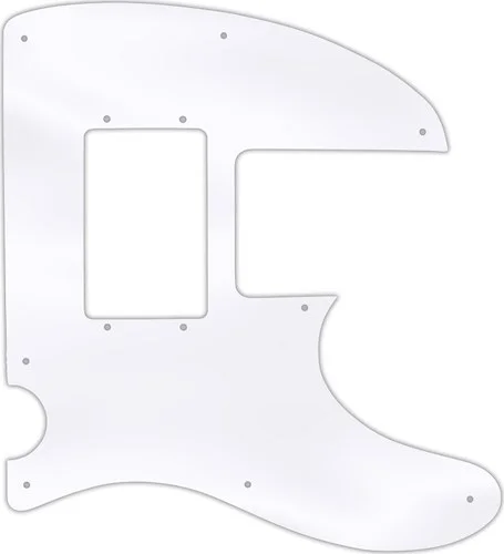 WD Custom Pickguard For Squier By Fender Vintage Modified Telecaster Bass Special #45 Clear Acrylic