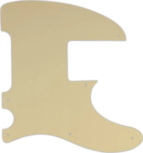 WD Custom Pickguard For Squier By Fender Vintage Modified Telecaster Bass #06T Cream Thin