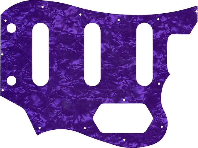 WD Custom Pickguard For Squier By Fender Vintage Modifed Bass VI #28PRL Light Purple Pearl