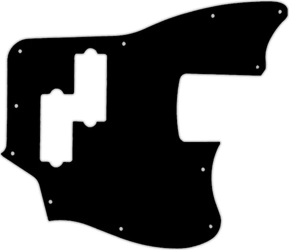 WD Custom Pickguard For Squier By Fender Vintage Modified Jaguar Bass Special SS #03G Black/Green/Black