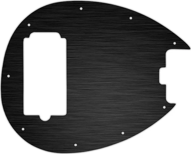 WD Custom Pickguard For Sterling By Music Man SB14 Bass #27 Simulated Black Anodized