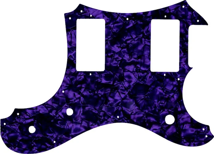 WD Custom Pickguard For Veritas Custom Guitars 2014-2015 Portlander #28PR Purple Pearl
