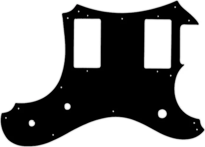 WD Custom Pickguard For Veritas Custom Guitars 2014-2015 Portlander #03Y Black/Yellow/Black