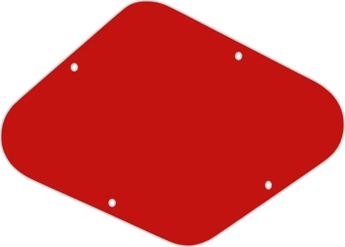 WD Custom Pickguards Electronics Cavity Cover For D'Angelico Guitars #07S Red Solid