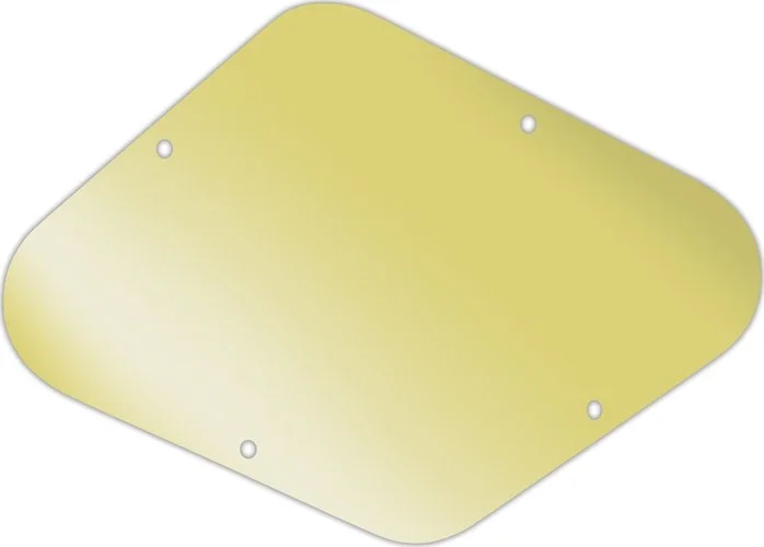 WD Custom Pickguards Electronics Cavity Cover For D'Angelico Guitars #10GD Gold Mirror