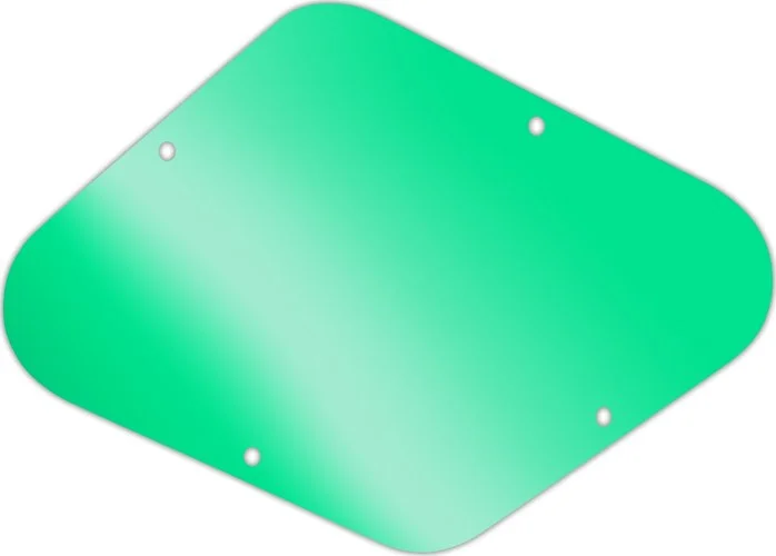 WD Custom Pickguards Electronics Cavity Cover For D'Angelico Guitars #10GR Green Mirror