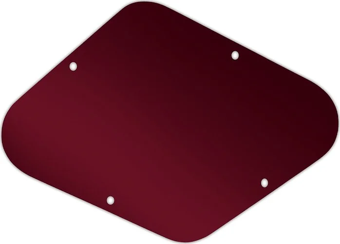 WD Custom Pickguards Electronics Cavity Cover For D'Angelico Guitars #10R Red Mirror