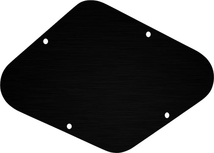 WD Custom Pickguards Electronics Cavity Cover For D'Angelico Guitars #27 Simulated Black Anodized