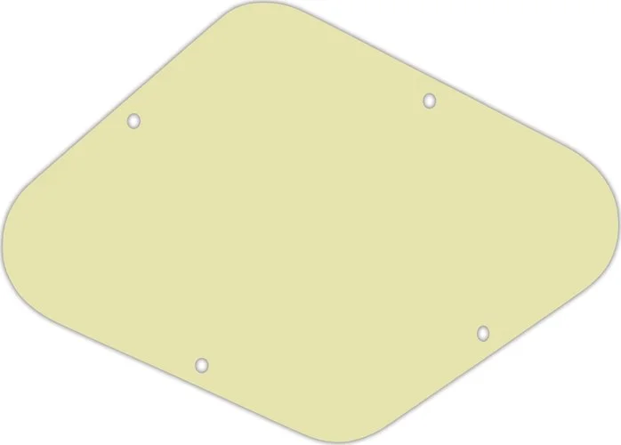 WD Custom Pickguards Electronics Cavity Cover For D'Angelico Guitars #34S Mint Green Solid