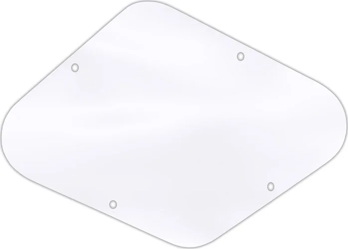WD Custom Pickguards Electronics Cavity Cover For D'Angelico Guitars #45T Clear Acrylic Thin