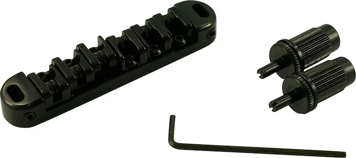 WD Custom Roller Saddle Tune-O-Matic Bridge Black