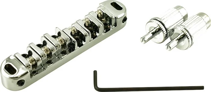 WD Custom Roller Saddle Tune-O-Matic Bridge Chrome