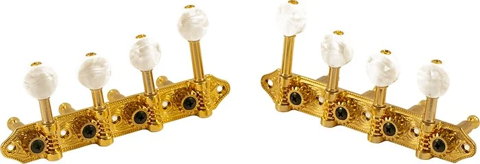 WD Deluxe F Style 15:1 Mandolin Tuning Machines Gold