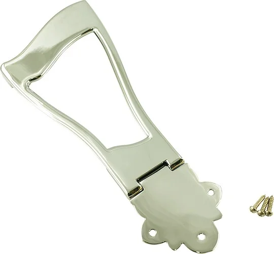 WD Fancy Jazz Harp Tailpiece Chrome