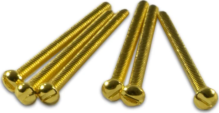 WD Humbucker Pickup Height Adjustment Screws Slot Head Gold (50)