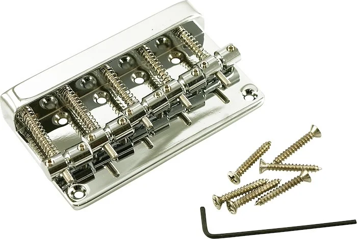 WD Import 5 String Bass Bridge Chrome