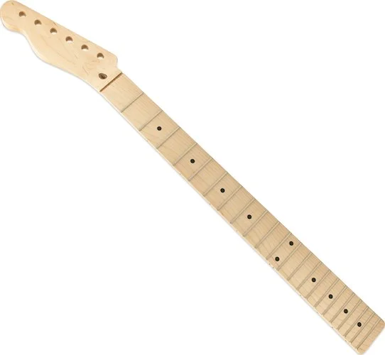 WD Licensed By Fender Replacement Left Hand 22 Fret Neck For Telecaster Modern C Maple