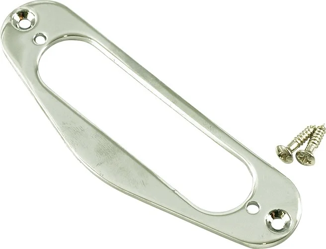WD Low Profile Metal Single Coil Pickup Mounting Ring Chrome