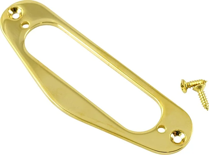 WD Low Profile Metal Single Coil Pickup Mounting Ring Gold